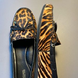 Michael Kors Loafers Cowhide animal print